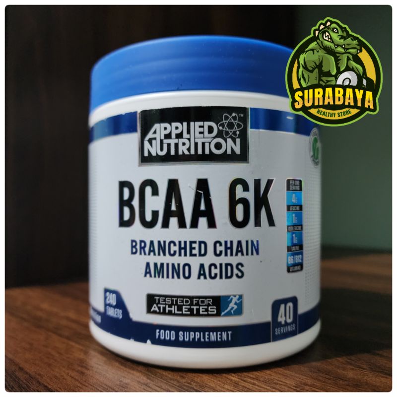 Applied Nutrition BCAA 6k 240 Tabs 40 Serving Branched Chain Amino Acid Tablet