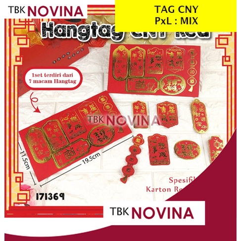 [10 PCS] TAG IMLEK / TAG CHINESE NEW YEAR / TAG SINCIA / HANGTAG TAHUN BARU