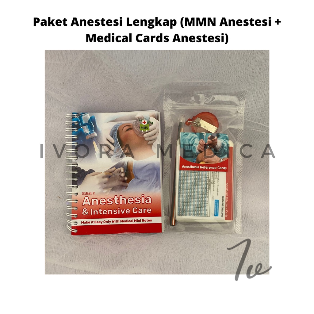 MMN | Paket Anestesi Lengkap (MMN Anestesi + Medical Cards Anestesi)
