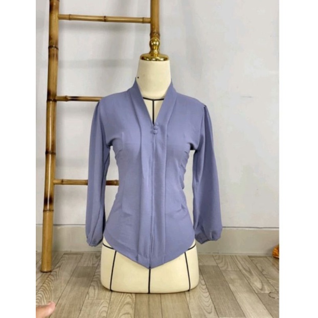 kebaya kartini kringkel airflow tangan 7/8 isi karet /kebayabali/kebaya kekinian /kebaya viral