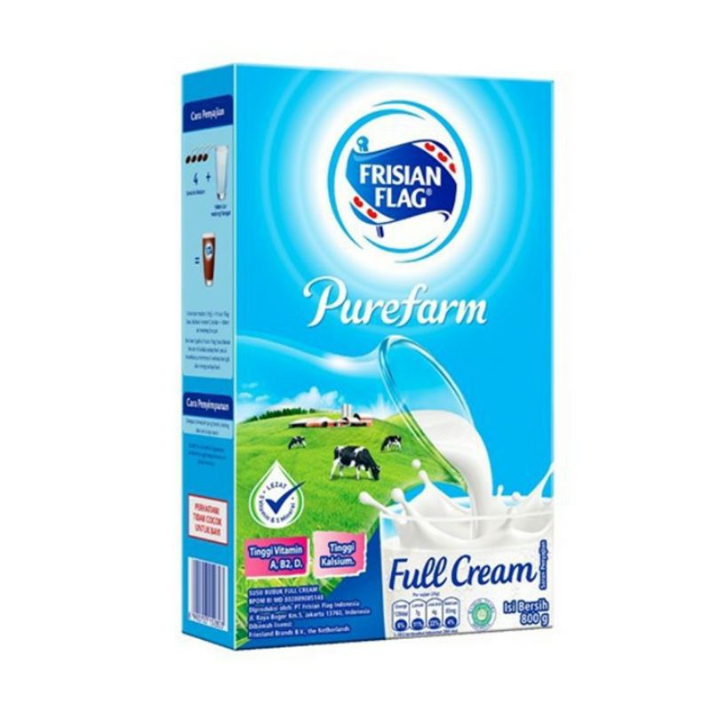 

Frisian Flag Fullcream Purefarm 800g