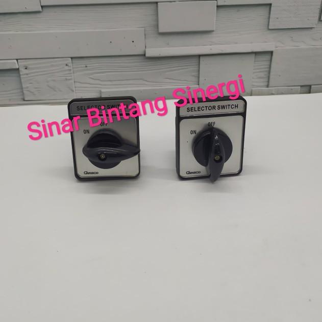 Selector switch on off