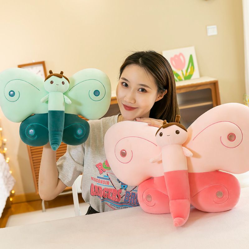 Mainan Bantal Plush Butterfly Adorable Cocok Untuk Dekorasi Rumah Dan Memberikan Hadiah!