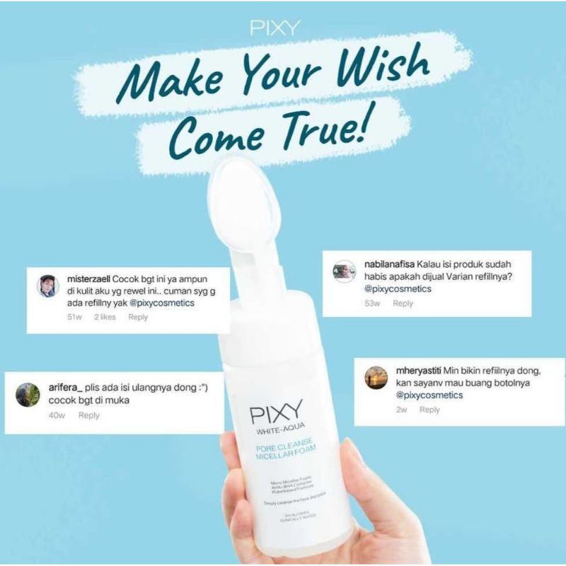 Pixy White Aqua Micellar Foam 110ml Original