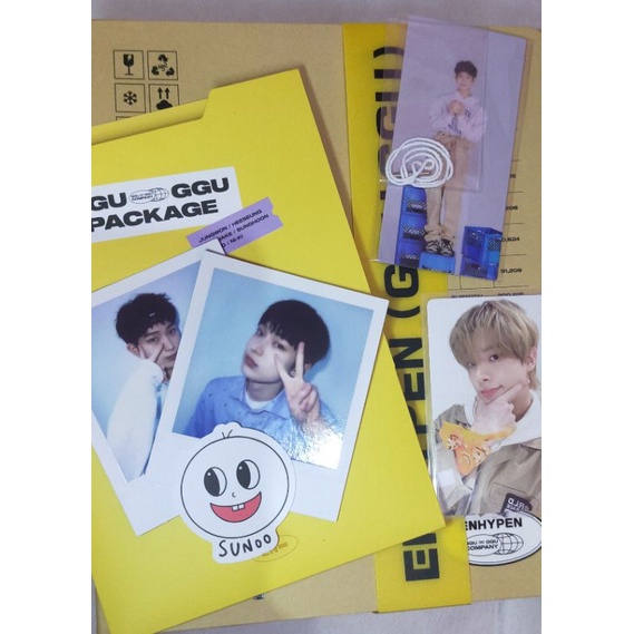 SHARING GGU GGU PACKAGE 2022 ENHYPEN SUNOO JAKE JAY