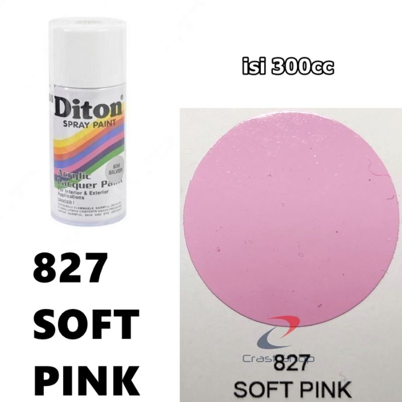 Cat Pilox Diton Soft Pink 827 300cc Warna Ping Merah Muda frame sepeda motor mobil pylox pilok