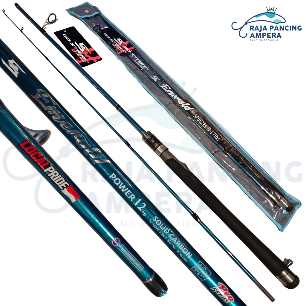 Joran Pancing Go Strike Versus Emerald | stik kolam cocok untuk mancing galatama lele dan patin