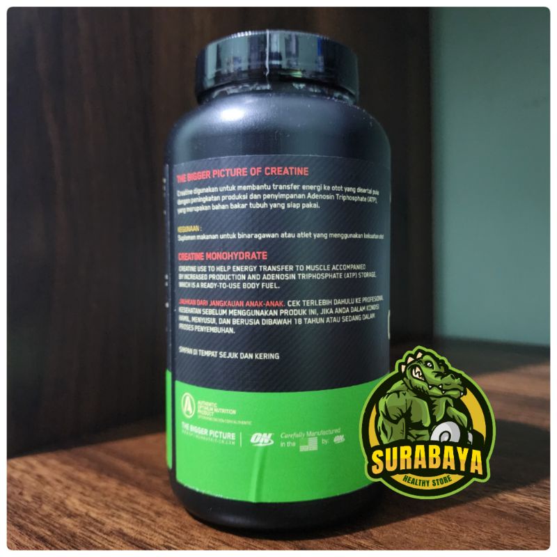 ON CREATINE 300 GRAM 60 SERVING BPOM AOM OPTIMUM NUTRITION CRE MONOHYDRATE