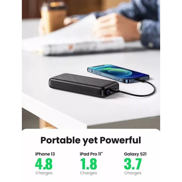 Ugreen Powerbank PD 20W 20000mAh Fast Charging iPhone Samsung Original