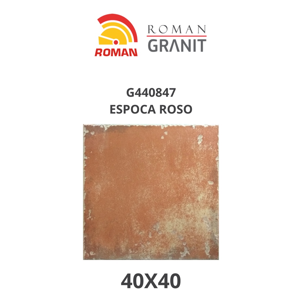 ROMAN KERAMIK EPOCA ROSO 40X40 G440847 (ROMAN HOUSE OF ROMAN)