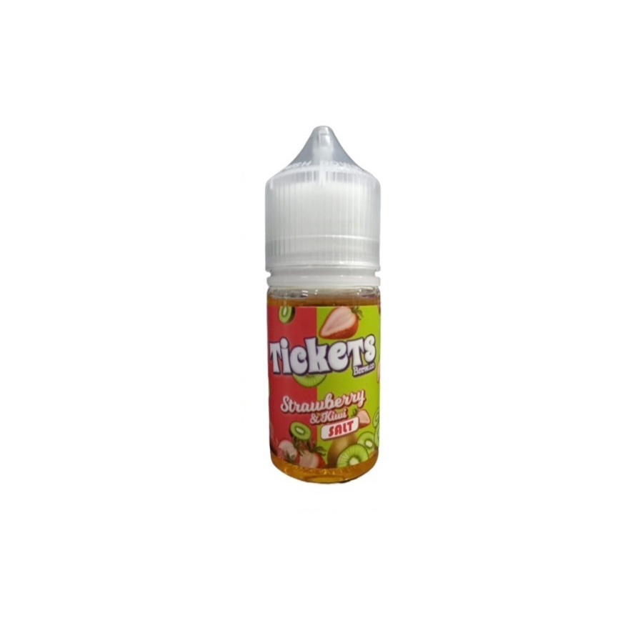 ORIGINAL 100% LIQUID TICKETS STRAWBERRY KIWI 35MG BY BREW X EJM