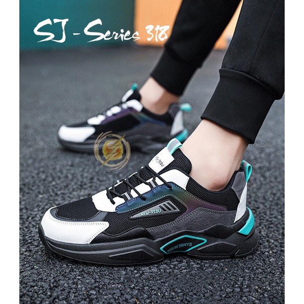 [JWALK] Sepatu Sneakers Pria Casual Trendy Buat Kuliah atau Nongkrong Kualitas Import Premium -318