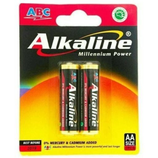 Baterai ABC Alkaline AA Isi 2 / Battery ABC AA / Baterai jam A2