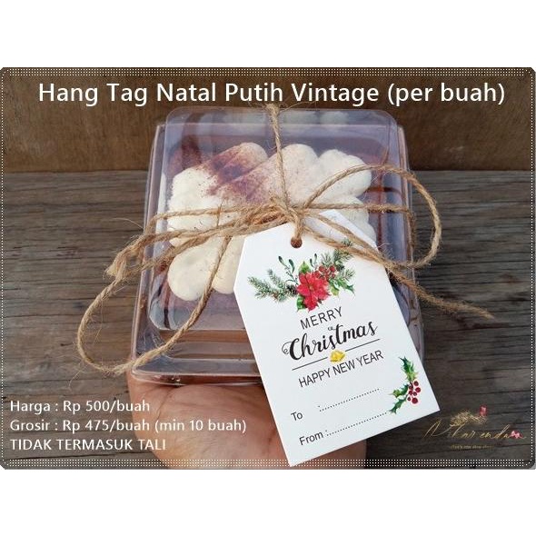 

NATL-160 : Hang Tag Natal Putih Vintage (per buah)