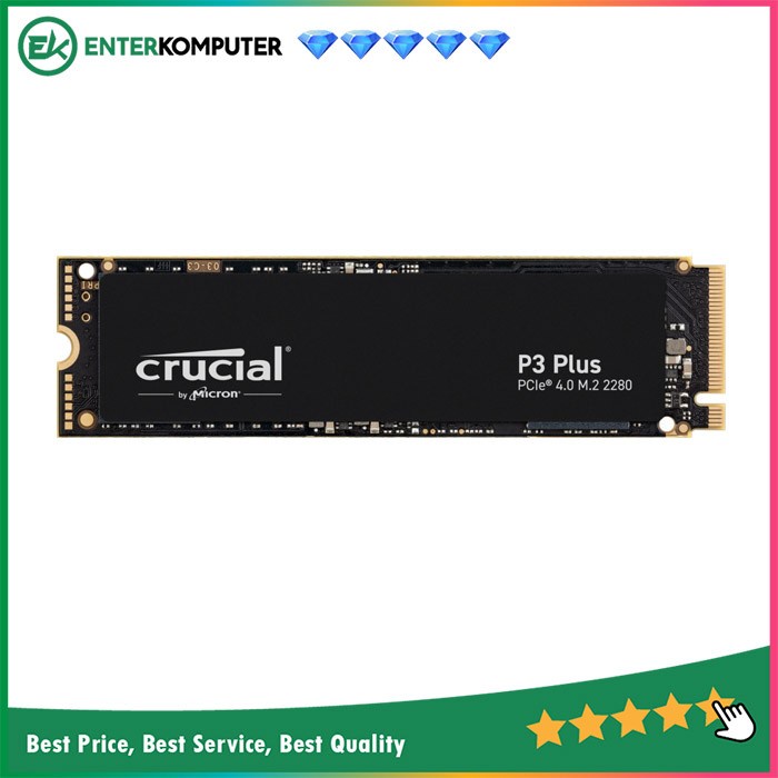 Crucial P3 Plus SSD 500GB M.2 2280 PCIe Gen 4 x4 / SSD M.2 500GB