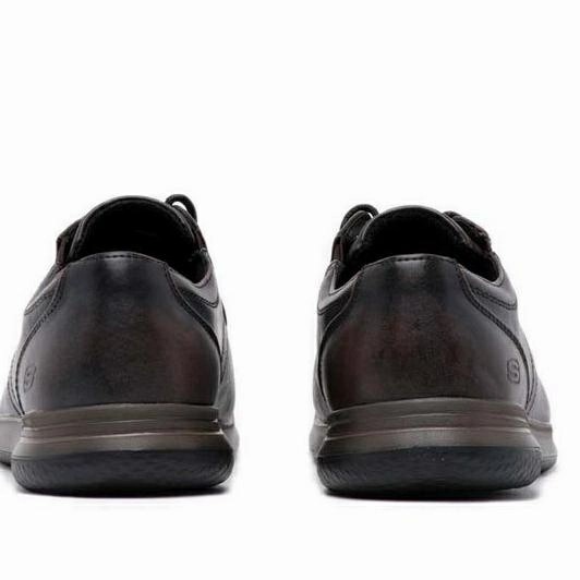 SEPATU FORMAL KANTOR PRIA SKECHERS DARLOW PACE MEN DARK BROWN ORIGINAL