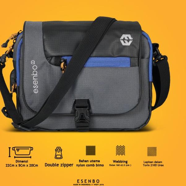 Tas Selempang Pria ESENBO BODEN - Tas Selempang Casual Kotak ESENBO