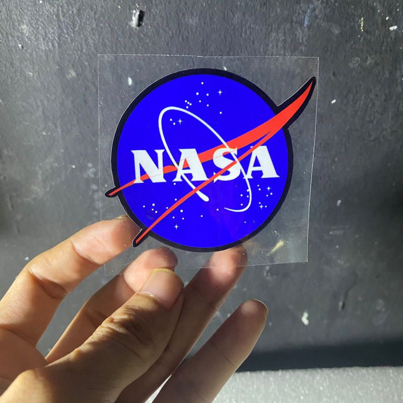 Sticker logo nasa 1pcs