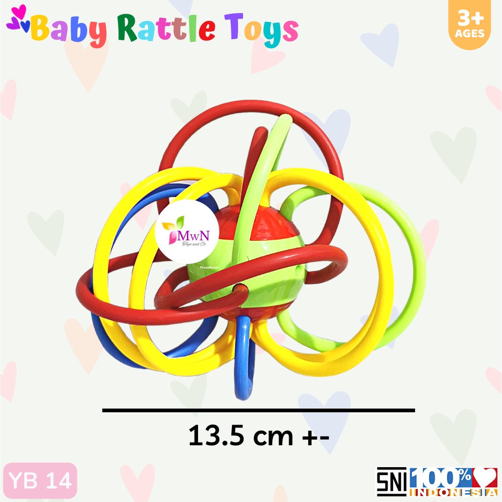 MWN Mainan Anak Bayi Baby Rattle Toys YB14