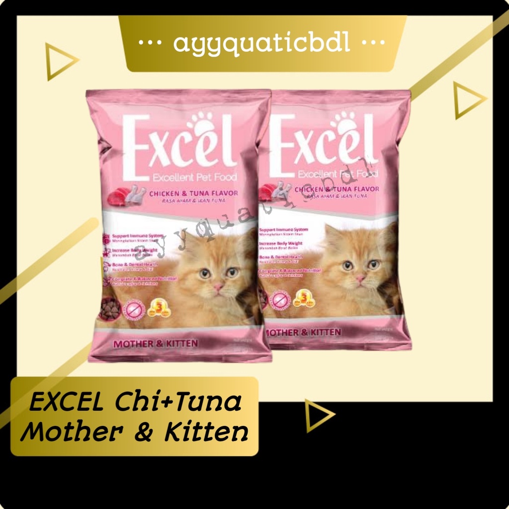 EXCEL Mother &amp; Kitten Makanan Kucing dry food