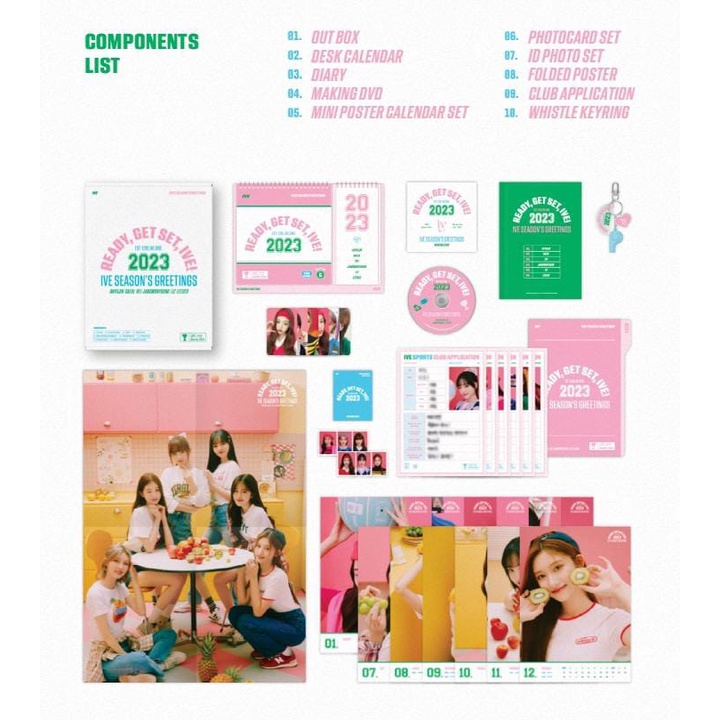 IVE - 2023 SEASON'S GREETINGS (READY, GET SET, IVE)