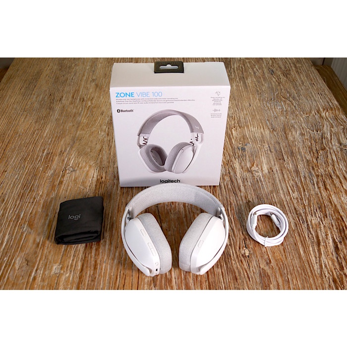 Logitech Zone Vibe 100 Lightweight Wireless Headphone More Comfort