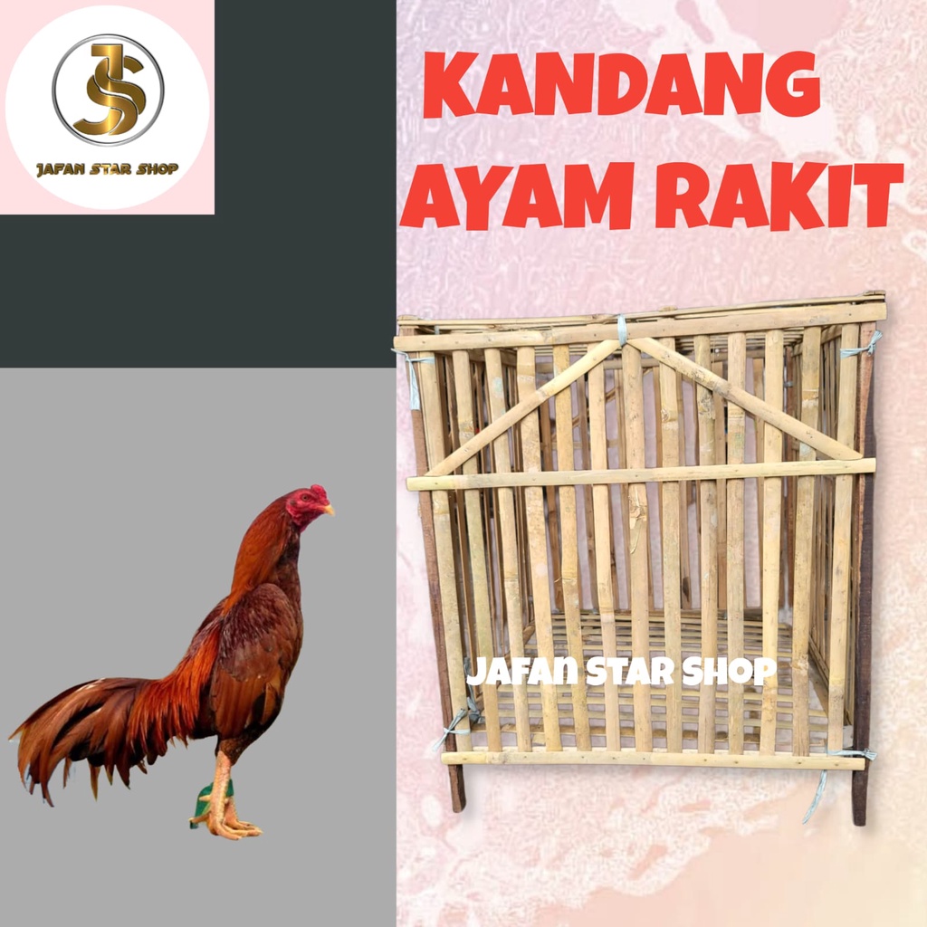 Jual Kandang Ayam Bambu Rakitan Shopee Indonesia 8215