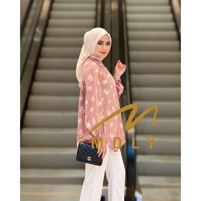 Kemeja Wanita Terbaru Geona Shirt By Mdly 3135