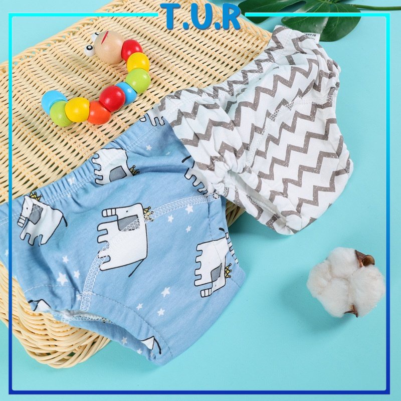 Training Pants Potty Pants Waterproof Breathable Cotton Murni Lembut Celana Poty Toilet , Popok Celana , Toilet Training , Celana Training Pipis Anak / Clodi Training Pants, Celana Dalam Tatur Popok