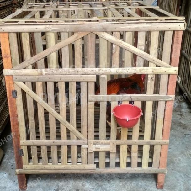 kandang bambu ayam bangkok - V.1