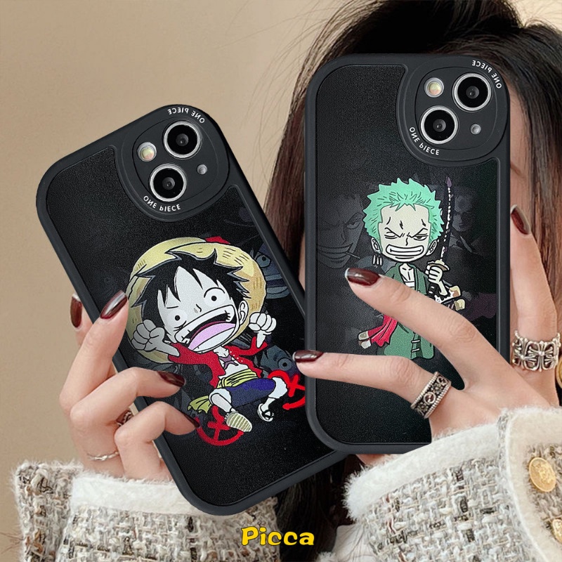 Casing Kartun Luffy Zoro Samsung A23 A14 A32 A12 A03 A13 A10s A52 A04s A73 A21s A52s A03s A22 A51 A30s A50 A53 A20s A33 M22 A11 A02s A31 A50s A20 A72 A71 Anime One Piece Soft Cover