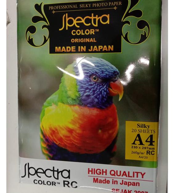 

Photo Paper Silky Spectra 260GSM High Quality