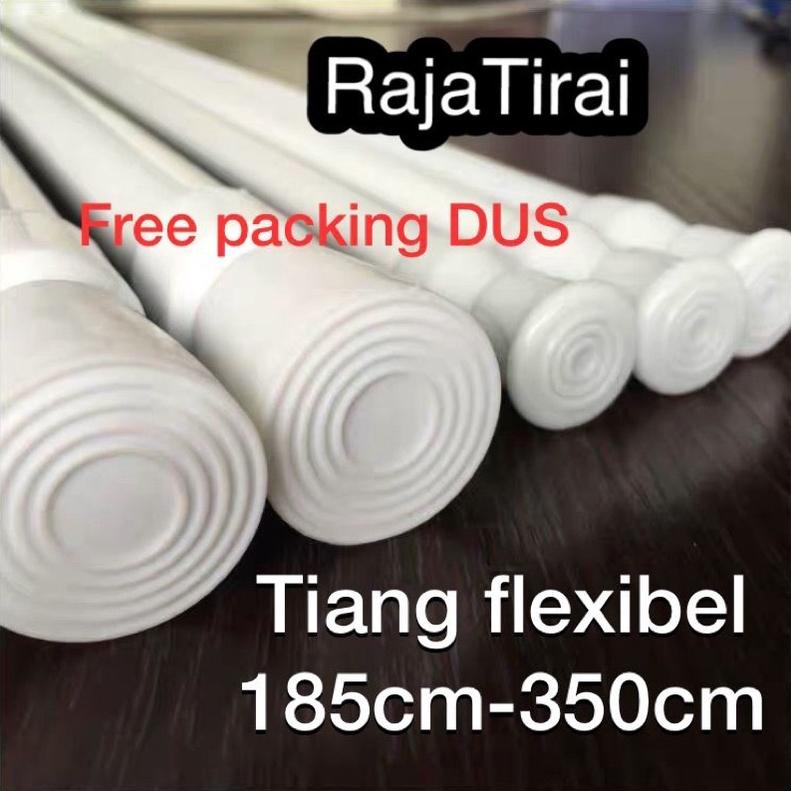 Promo TIANG FLEXSIBEL PINTU TANPA DIPAKU 185CM-350CM/PIPA TIANG TONGKAT/tiang tongkat serbaguna/tian
