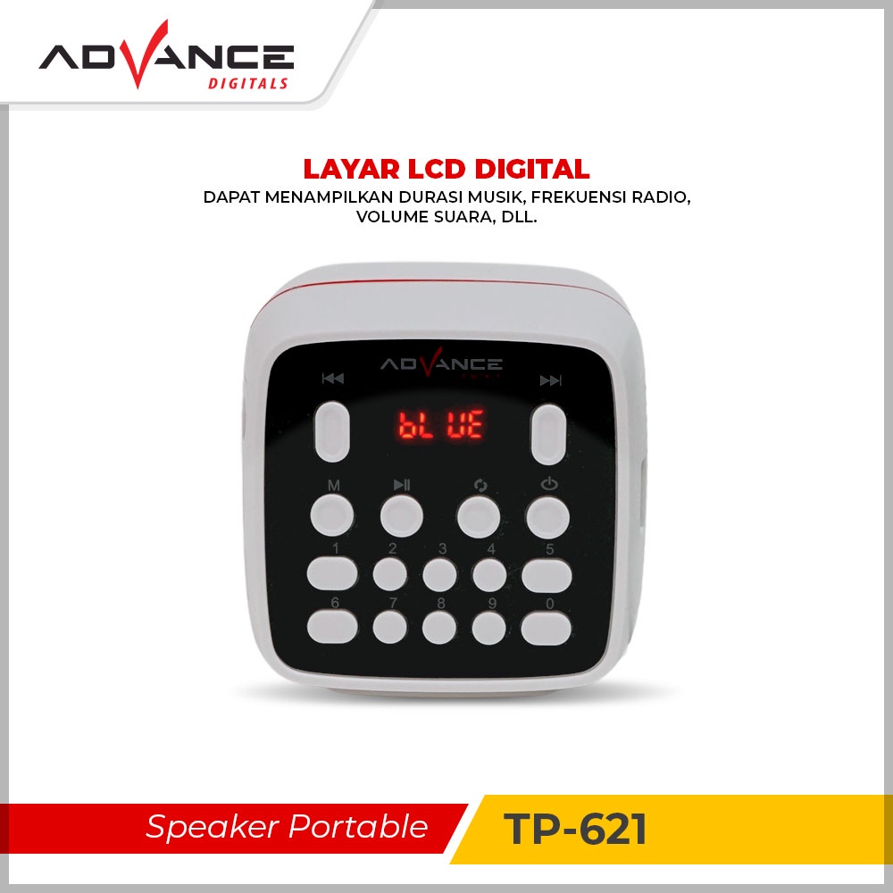 Speaker ADVANCE TP621 Bluetooth Speaker Murottal Advance TP621 (memori tidak termasuk)