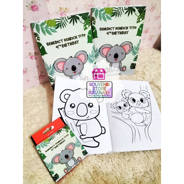 Souvenir Ultah Drawing Set || Souvenir alat mewarna || Set buku mewarna || Drawing Set Custom