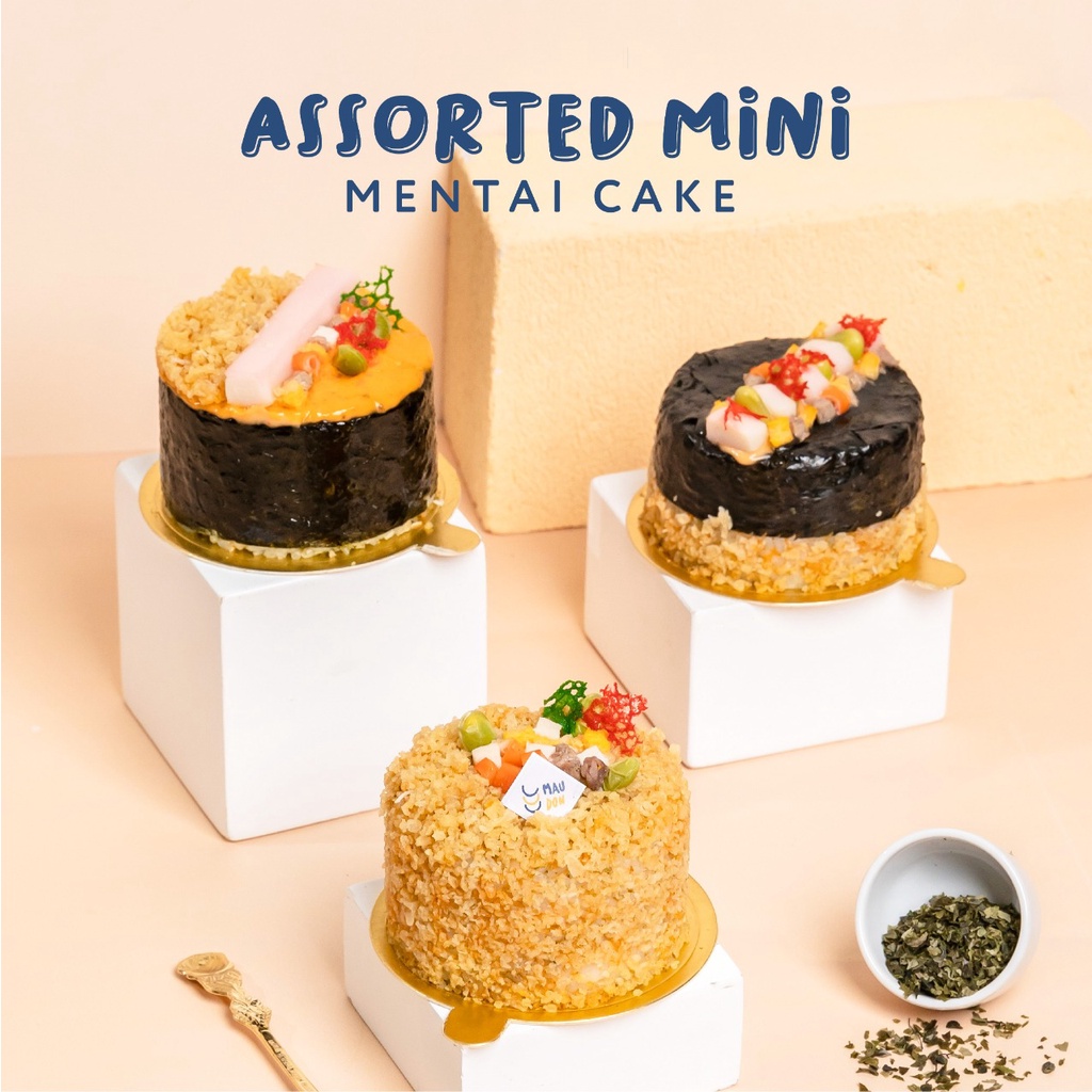 

ASSORTED MINI MENTAI CAKE | 8cm (3pcs)