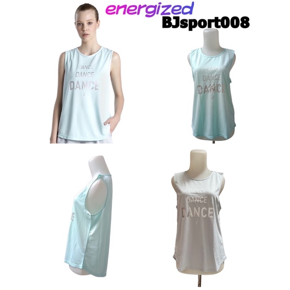 Bjsport008 energized baju singlet sport olahraga L