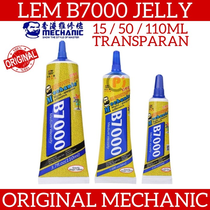 ORIGINAL MECHANIC B7000 Lem Jelly LCD Frame Super Lengket CLEAR BENING