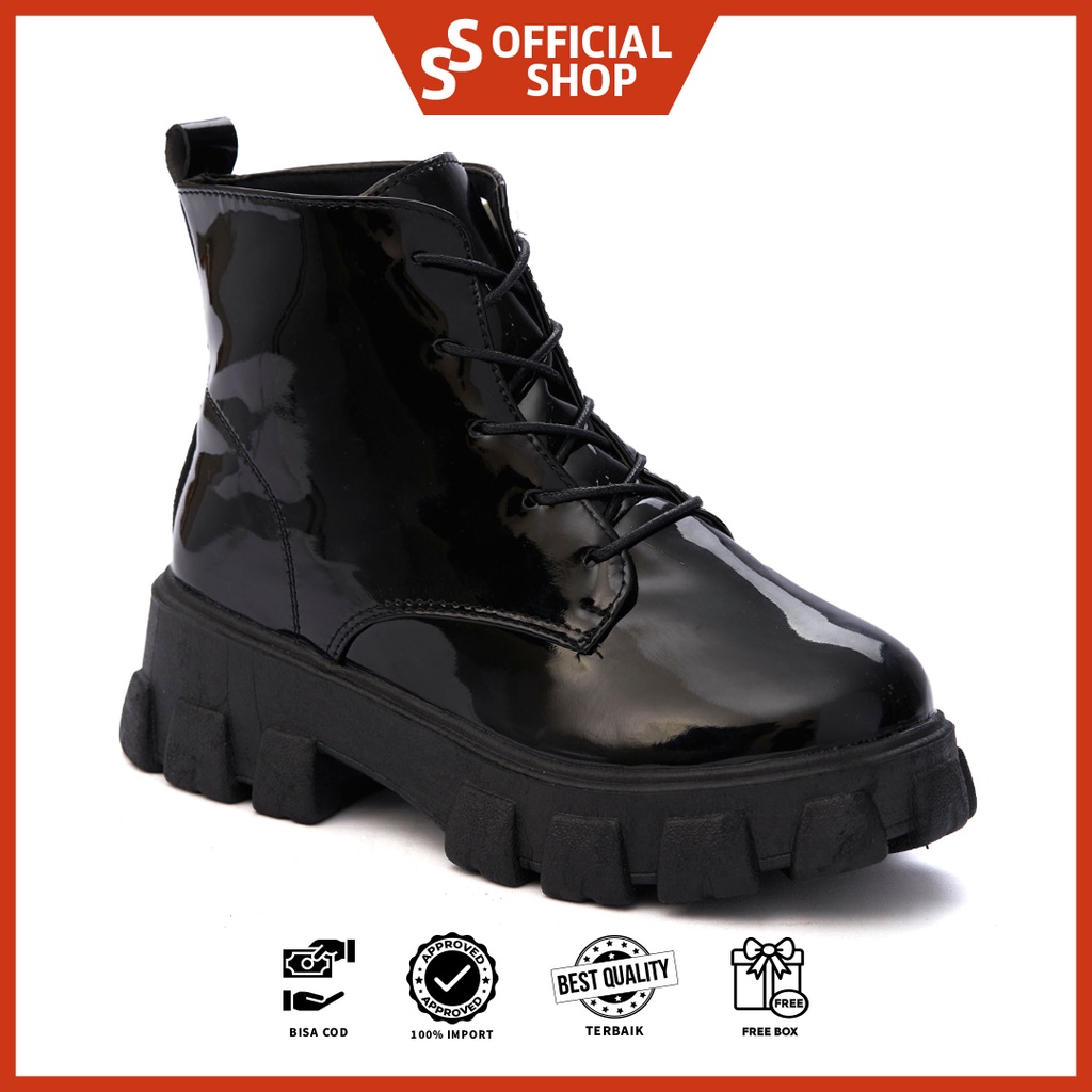 [Original Ber-Hologram] SNEAKYSHOES SEPATU WANITA SNEAKERS HIGH KEKINIAN