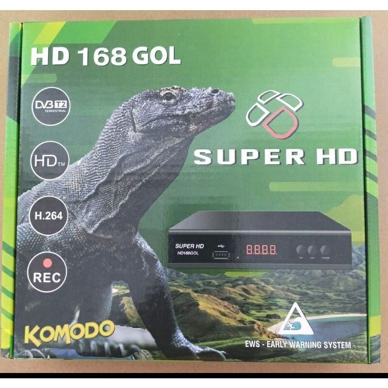 Set Top Box STB TV Digital Super HD 168 GOL SNI EWS