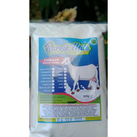 

Susu Kambing Etawa Barrik Milk 500gr