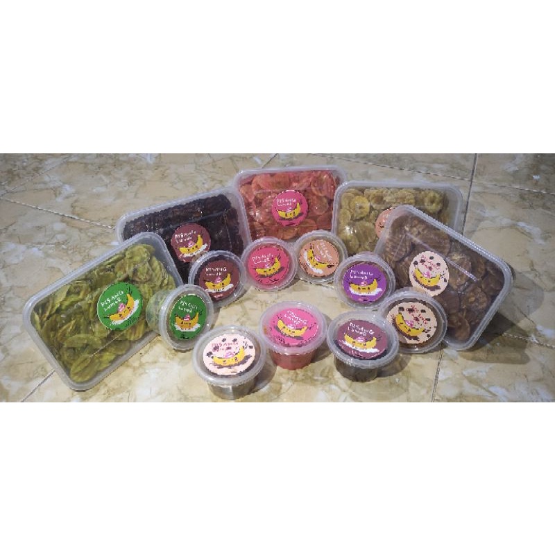 

Pisang Lumer size besar dan kecil