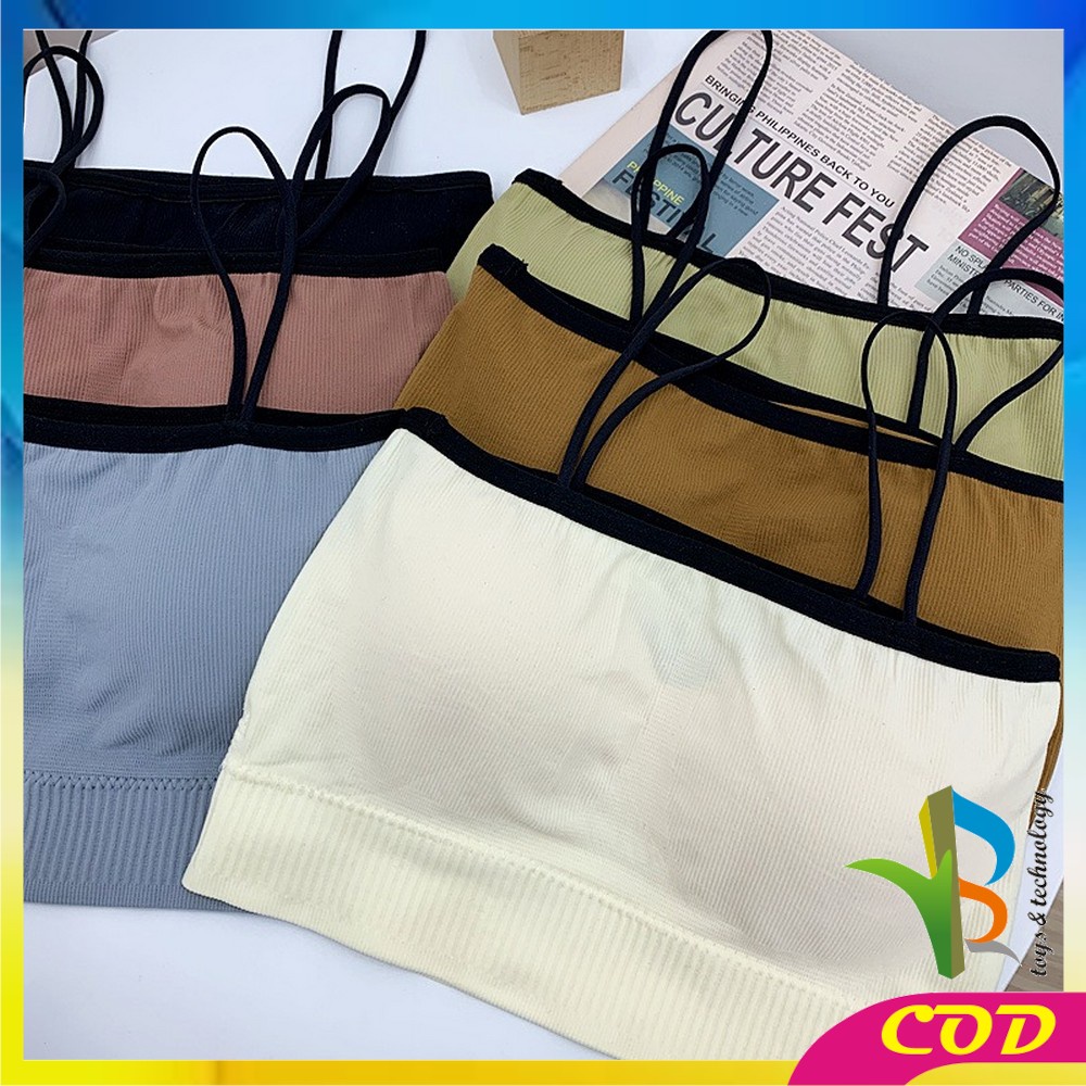 RB-P105 Bra Kemben Wanita Tanpa Kawat / Pakaian Dalam Wanita Crop Top Bralette / Sport Bra Wanita Gym / Bra Senam Zumba / Kemben Tali Wanita