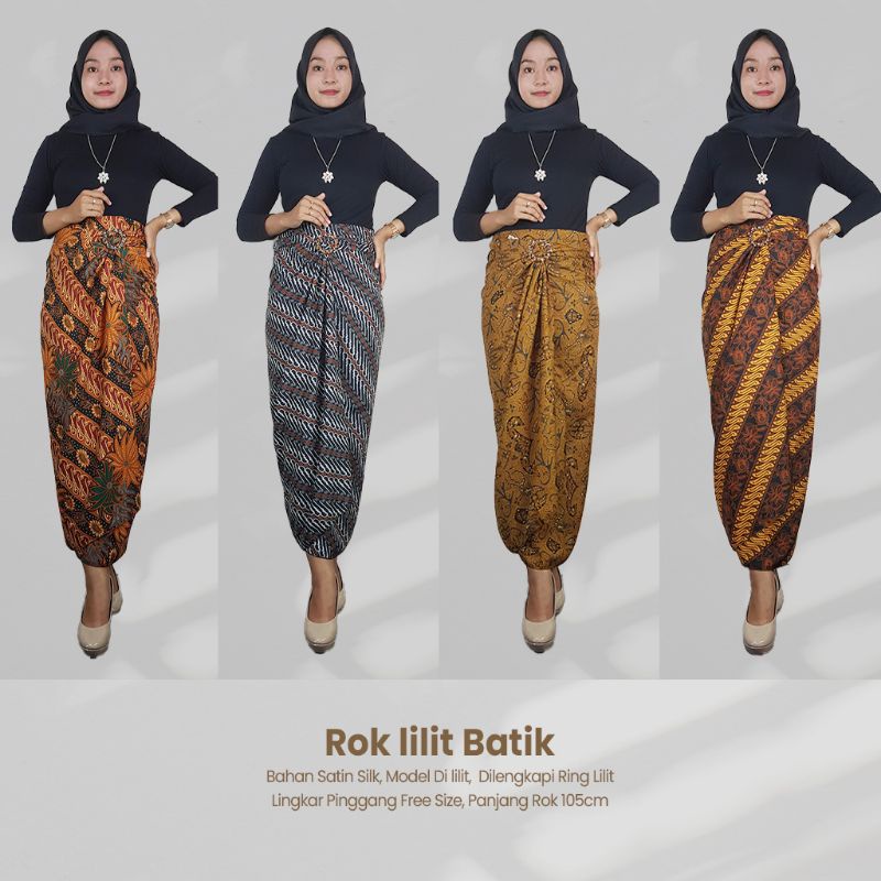 Rok Lilit Batik Sogan Motif Pakem - Naira Batik