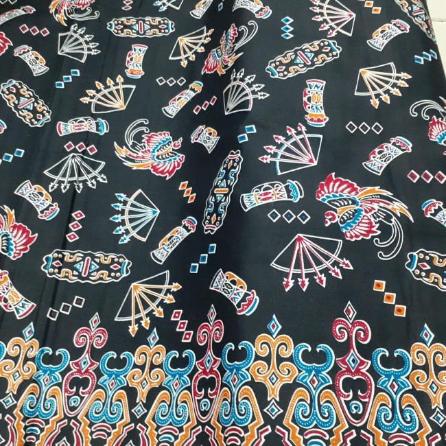 BATIK KATUN MOTIF PAPUA/batik katun /kain batik meteran