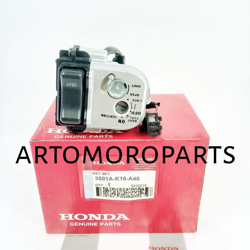 Kunci Kontak Set Tombol Jok Honda Scoopy FI Scoopy FI ESP Velg 14 K16