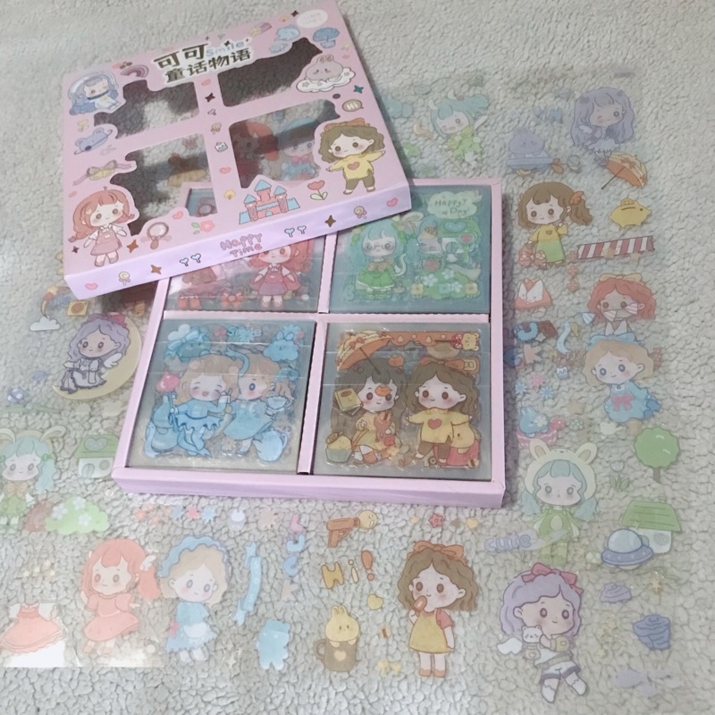 

STICKER LUCU AESTHETIC INNOCENT GIRL PVC 1 LEMBAR