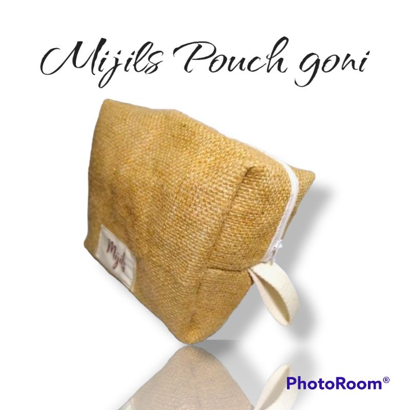 pouch goni burlap Box bisa untuk Sling bag