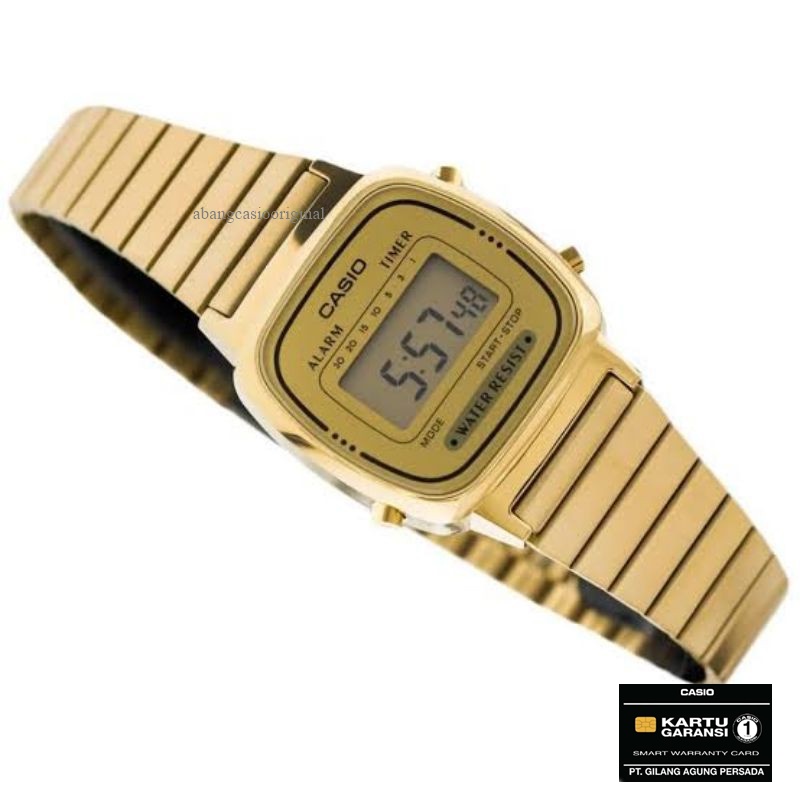 JAM TANGAN Casio LA - 670WGA - 9 LA-670WGA LA 670WGA LA-670WGA-2 LA-670WGA-6 Original RESMI