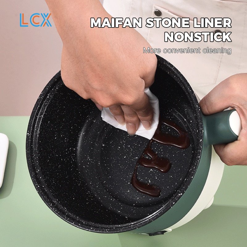 LCX Panci Listrik Mini Fry Pan Hotpot Elektrik Kukus Serbaguna / Electric Frypan Panci Listrik Portable Fry Pan VS-1855